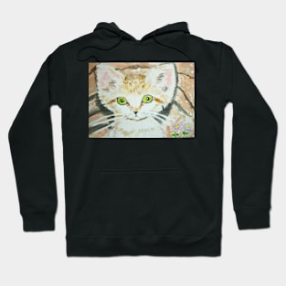 Sandcat  kitten art Hoodie